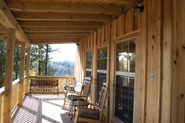 Cabin porch